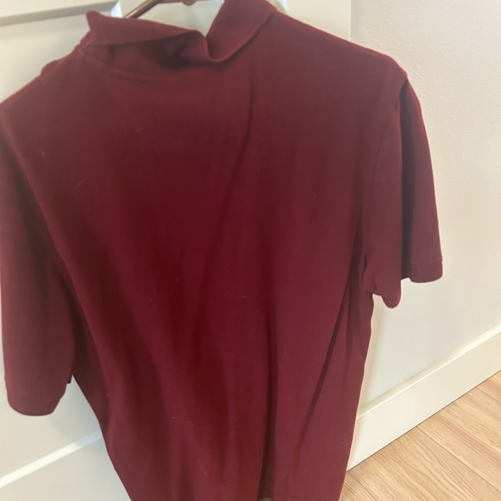 Banana Republic Burgundy Polo XL